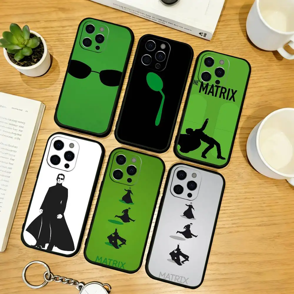 

The Matrix Phone Case For iPhone 17, 16,15,14,13,12,11 Plus,Pro Max, Others Soft Black Cover