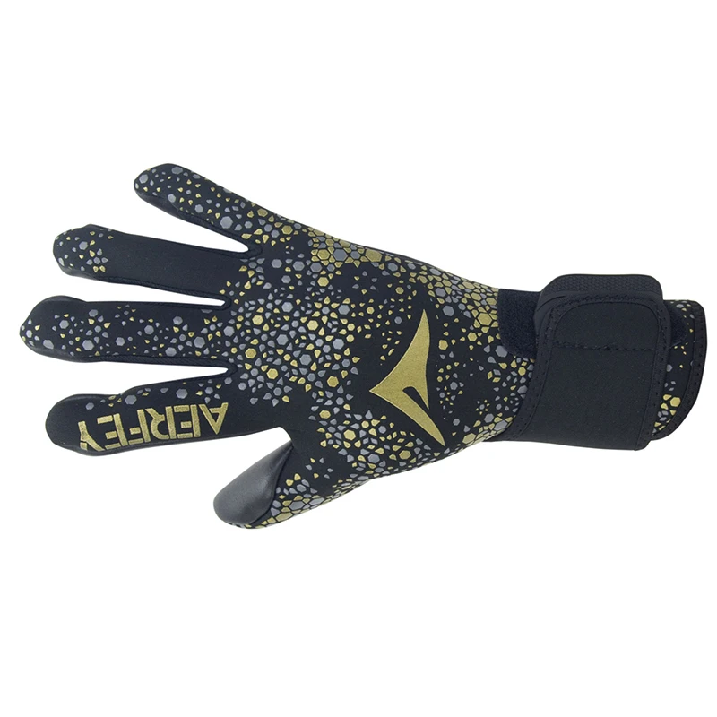 AERFEY Verstärkte Latex-Torwarthandschuhe für Fußball mit Starkem Grip Größe 8/9/10 Jugend- und Erwachsenen-Fußballhandschuhe für Torhüter – Detail 13