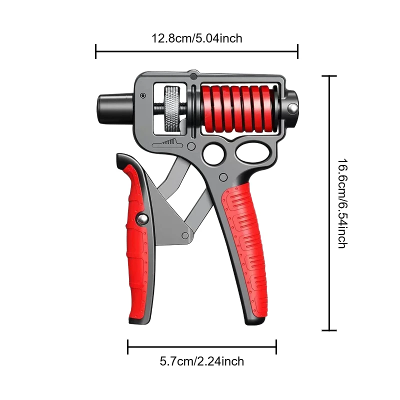 5-165Kg regolabile Heavy Hand Grip esercizio rinforzante Gripper Finger Expander braccio polso avambraccio Trainers Fitness Steel Spring