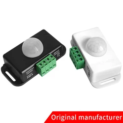 1x DC 12V 24V 8A Automatic Adjustable PIR Motion Sensor Switch IR Infrared Detector Light Switch Module For LED Strip Light Lamp