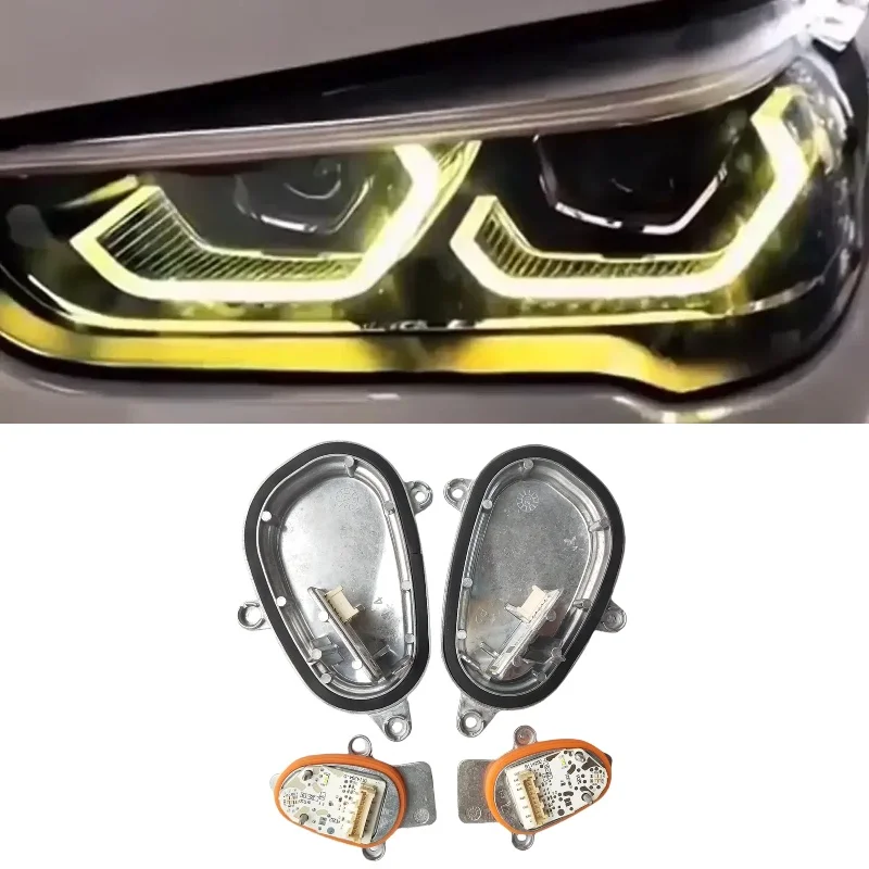 

Yellow DRL LED daytime running lights LED board DRL module For BMW X2 F39 LCI X1 F49 LCI F48 2019-2022