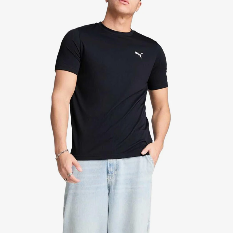 

Оригинальная мужская трикотажная дышащая футболка Puma с короткими рукавами для бега 687561-16