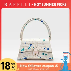 BAFELLI 2026 NEW WOMEN'S HANDBAG K GOLD LUXURY BRAND FASHION PURSE ORIGINAL STYLE DESIGNER BAGS FEMALE EVENING DRESS SHOULDER