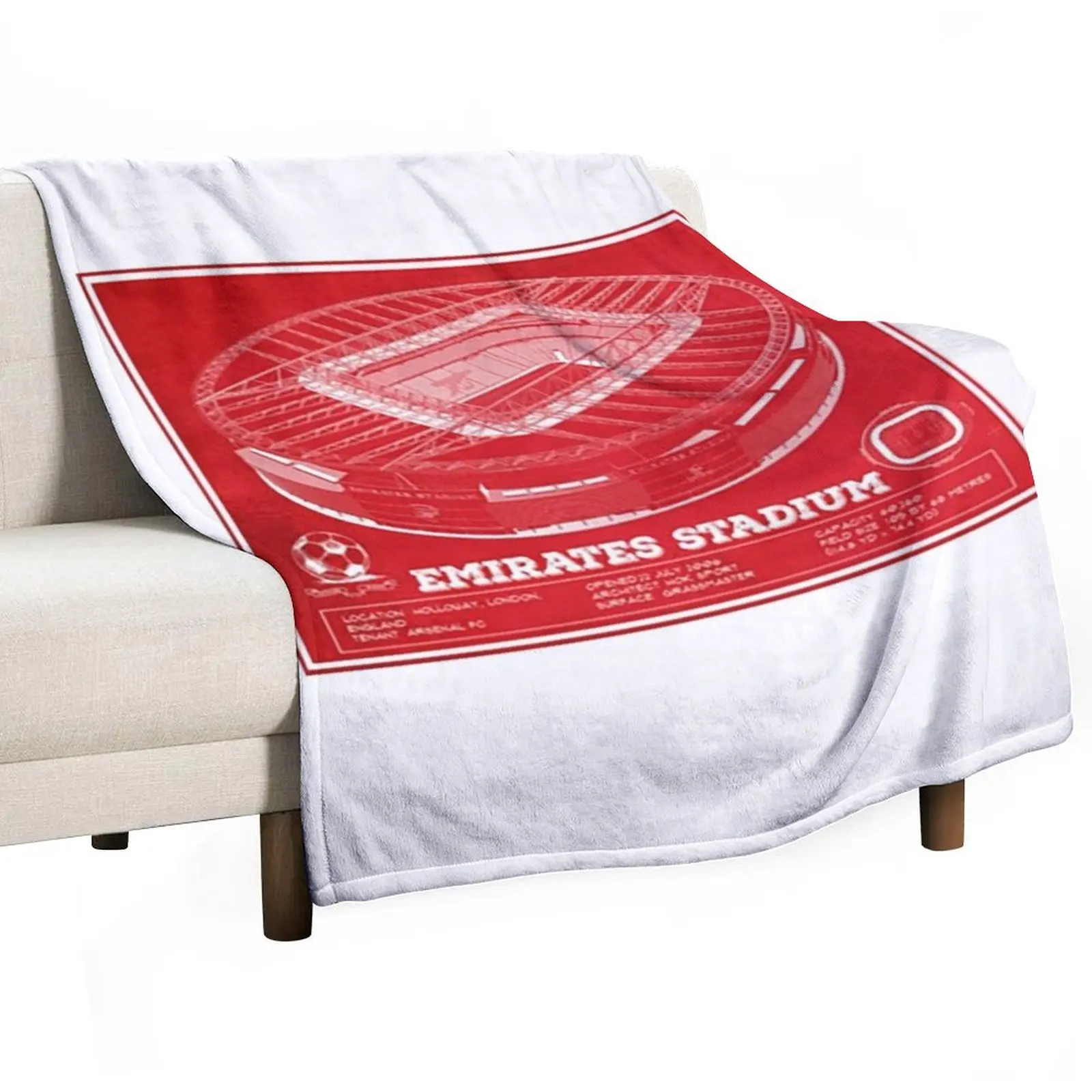 Emirates Stadium Throw Blanket christmas gifts heavy to sleep Winter beds Sofa Quilt valentine gift ideas Single Blankets