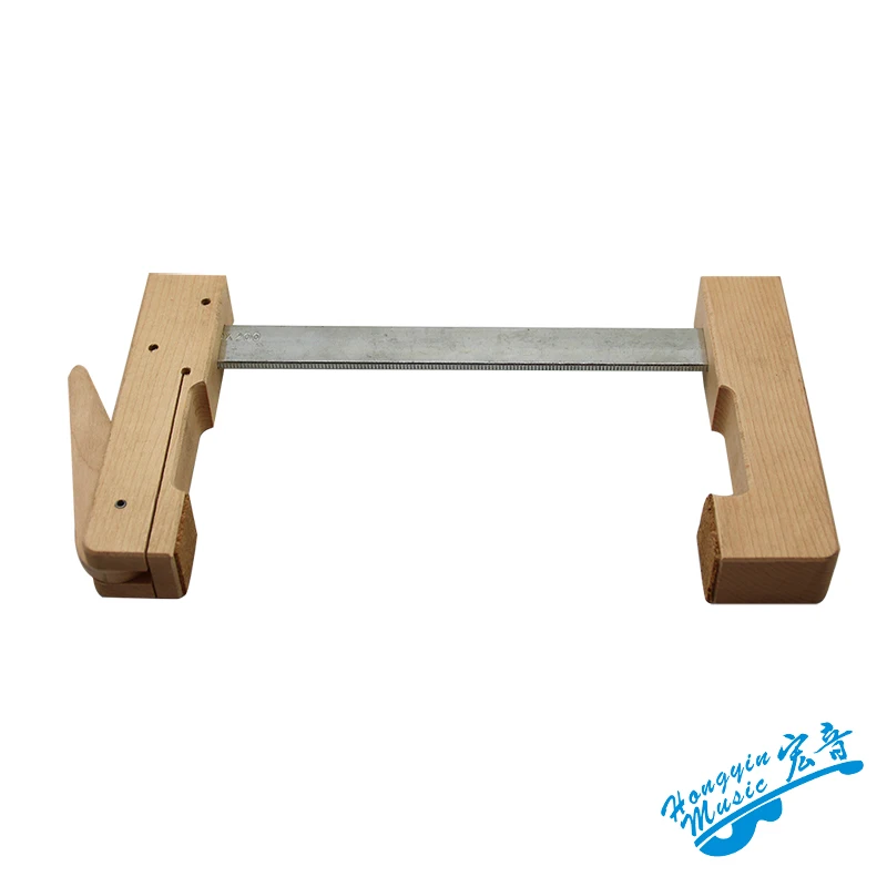 HUATOOL Hard Maple Wood Iron Deep Throat Clamp For Guitar Cello Violin Bridge F Shape Wood Fixture Woodwork view 4