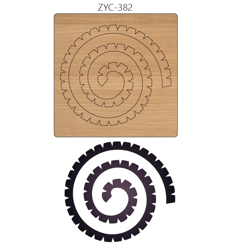 

Flower Wooden Cutting Mold Suitable for Die-Cutting Machines, ZYC-382