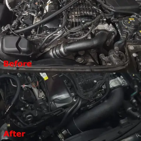 Pour BMW B58 Turbo tuyau de Charge 3 pouces tuyau pour 340i 540i/ix 740i/ix F30 G30 G31 G11 3.0 2016-2019 Tube de Charge d'admission en aluminium