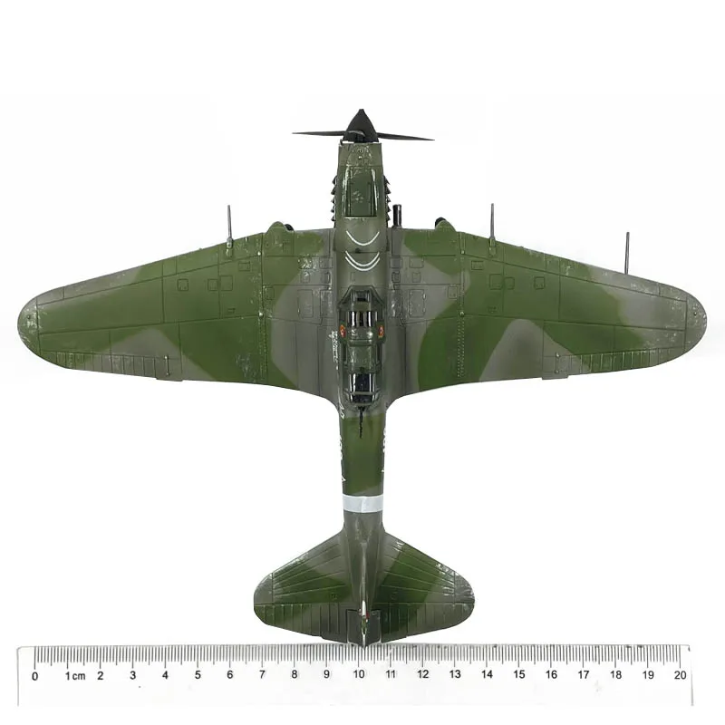 1/72 Soviet IL2 IL-2 Ilyushin Shturmovik Combat Attack Aircraft Metal Military Toy Diecast Plane Model for Collection or Gift