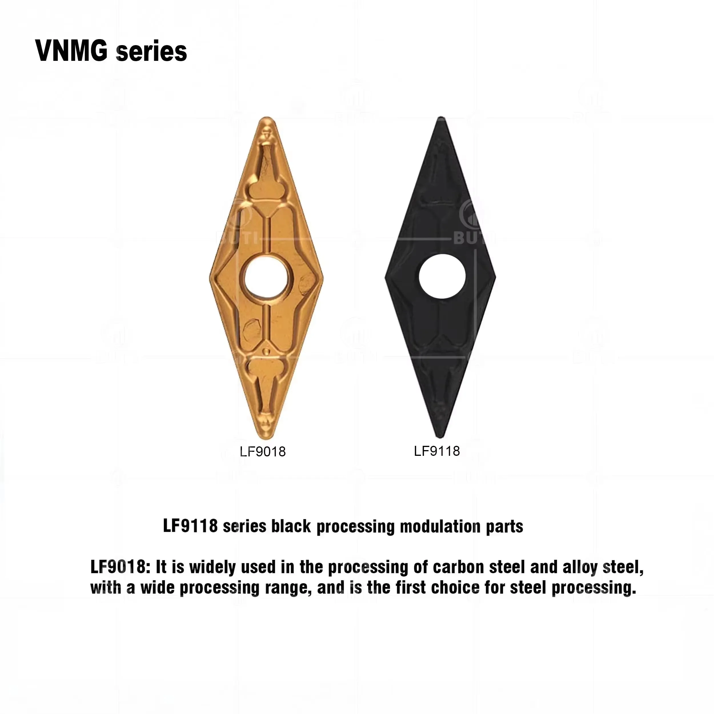 VNMG Series DESKAR Original Cutting Tool Numerical Control Rhombus Outer Circle Turning Insert VNMG160404/08/12-TM LF9018/LF9118