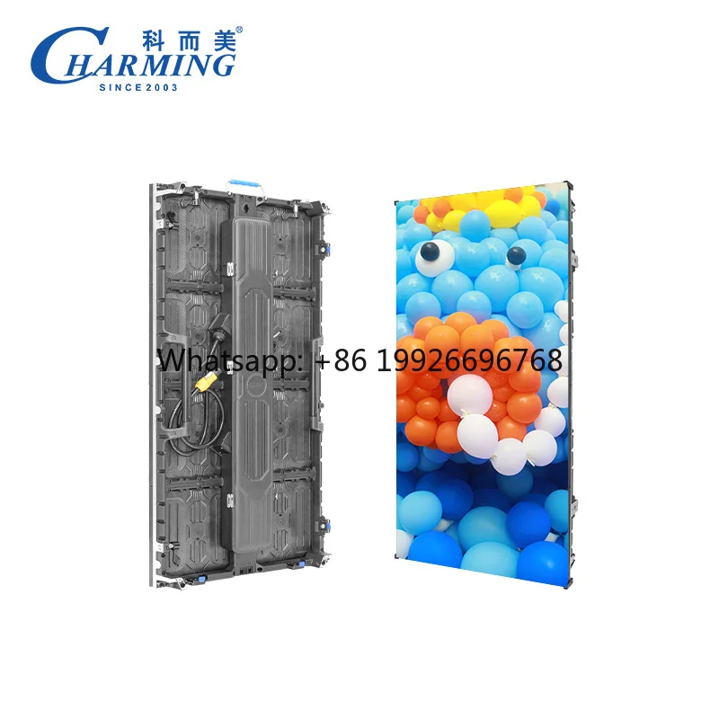 P3.91 Outdoor LED Curved Screen for Stage Backdrop and Shopping Mall 500x1000mm IP65 Rated Aluminum Alloy