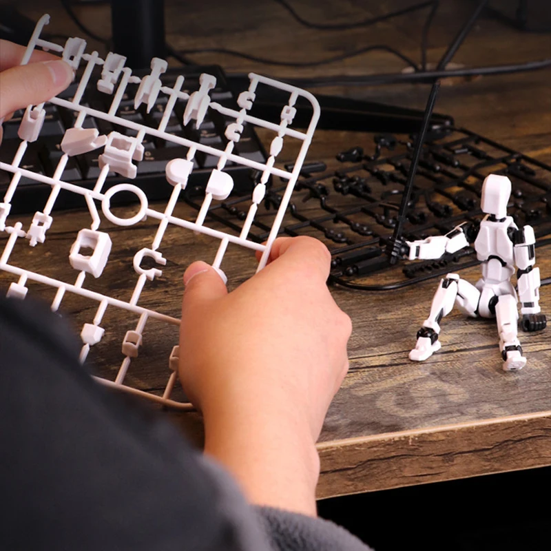 

Набор фигурок, фигурка робота-гигантского меча, 3D-печатная фигурка Robo 13, шарнирная фигурка, коллекционная настольная фигурка