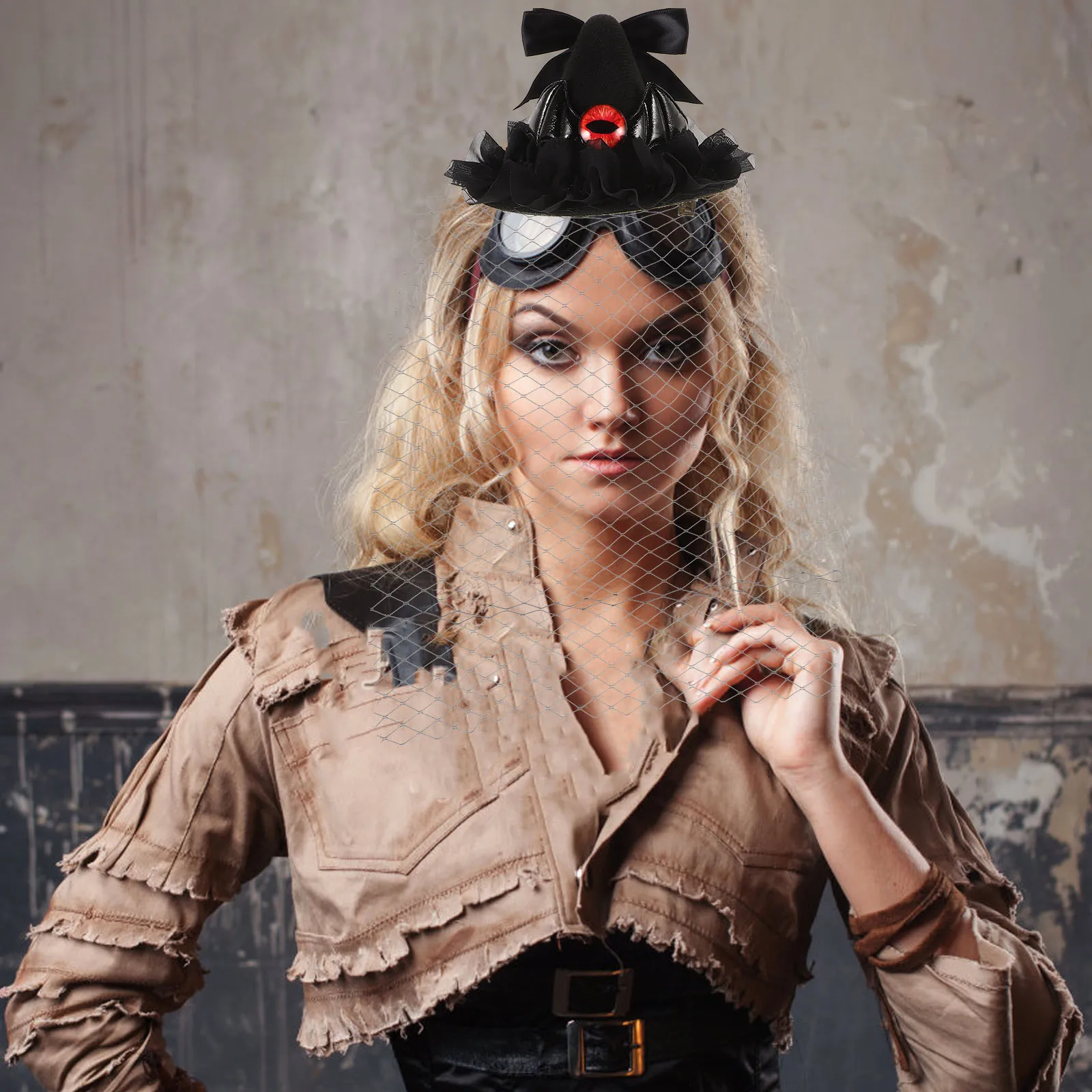 

Retro Style Fascinator Clip Top Hat Barrette Vintage Gear Hairpin Decor Steampunk Mini Cap Hair Clips Party Cosplay Costume Hair