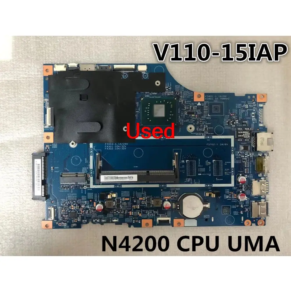 

Used For Lenovo V110-15IAP Laptop Motherboard main board N4200 CPU UMA FRU 5B20M44675 5B20M44694