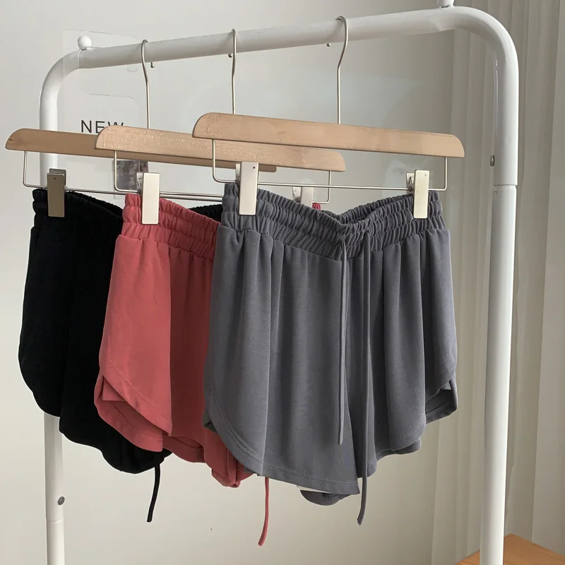 

Широкие брюки больших размеров для фитнеса и бега, женская летняя спортивная одежда, свободные, непрозрачные, с высокой талией, в корейском стиле, для повседневной носки