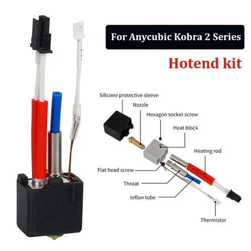 Kit Hotend para Anycubic Kobra 2 Hot end para Anycubic Kobra2/Kobra 2 Plus/Kobra 2 Pro/Kobra 2 Neo Hotend Kit