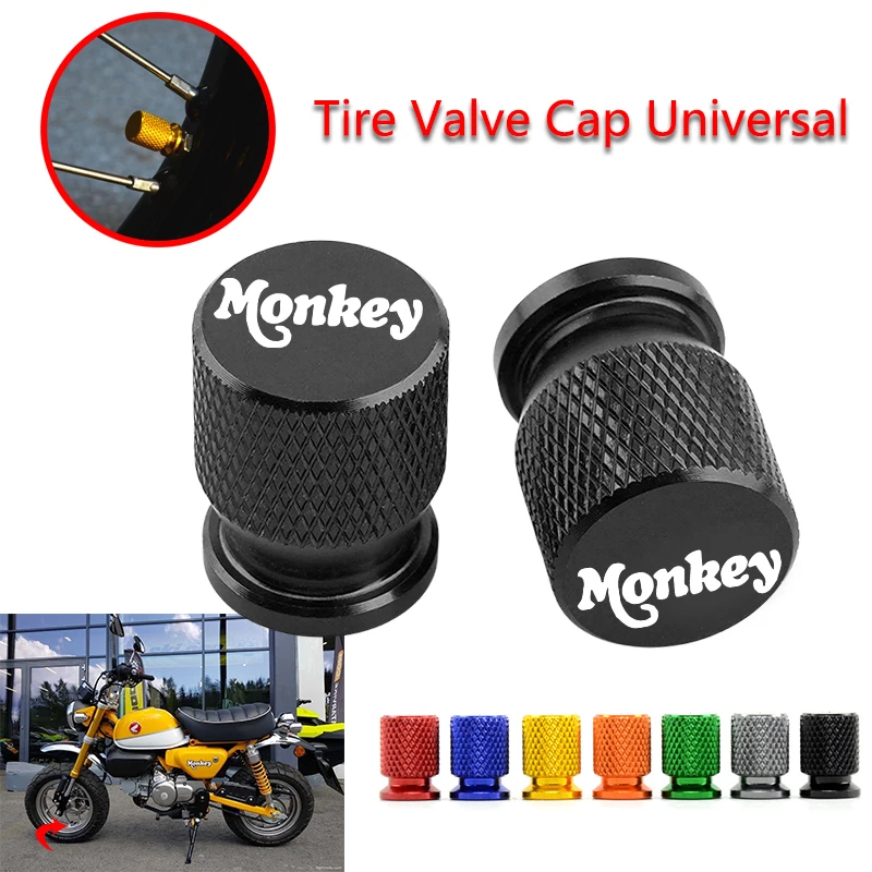

Fit For Honda Monkey125 Monkey Z 125 Z125 Motorcycle Accessories Tire Valve Air Port Stem Cover Caps Z-125 Tire Valve Core Cap