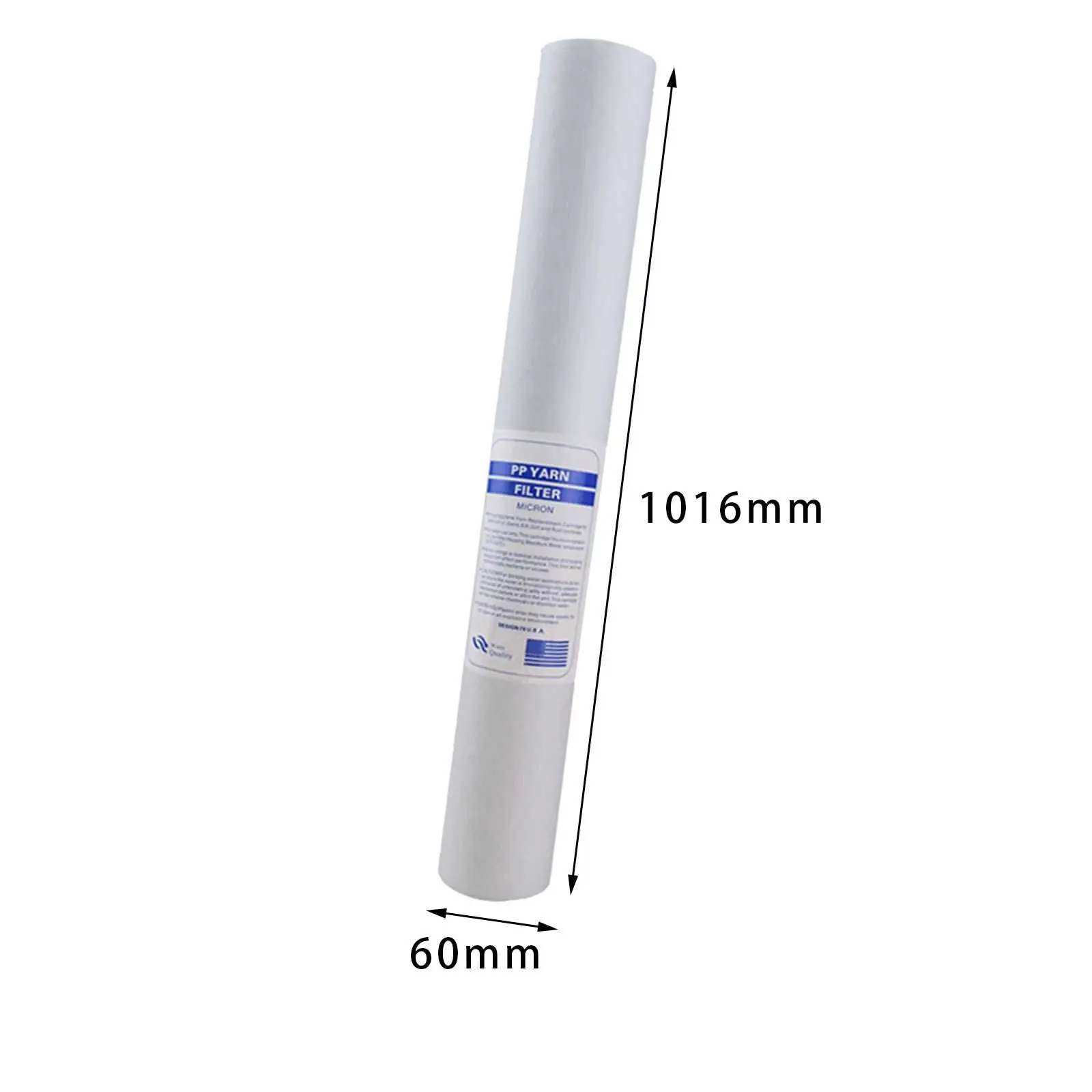Sediment Water Filter Removes Rust Particles, Sand, Sediments 40'' x 2.36''
