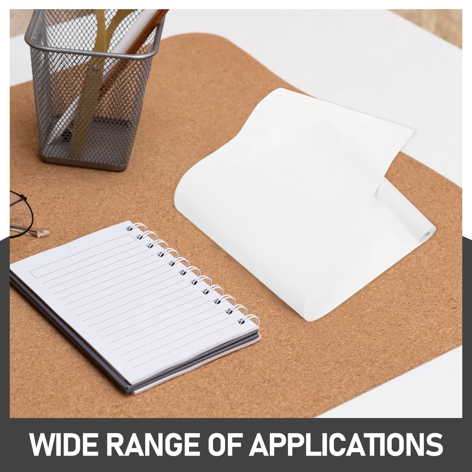 A4 Portable Thermal Paper Roll Multipurpose Quick Dry Clear Printing Paper for Study Notes Corrections Forms Business Documents