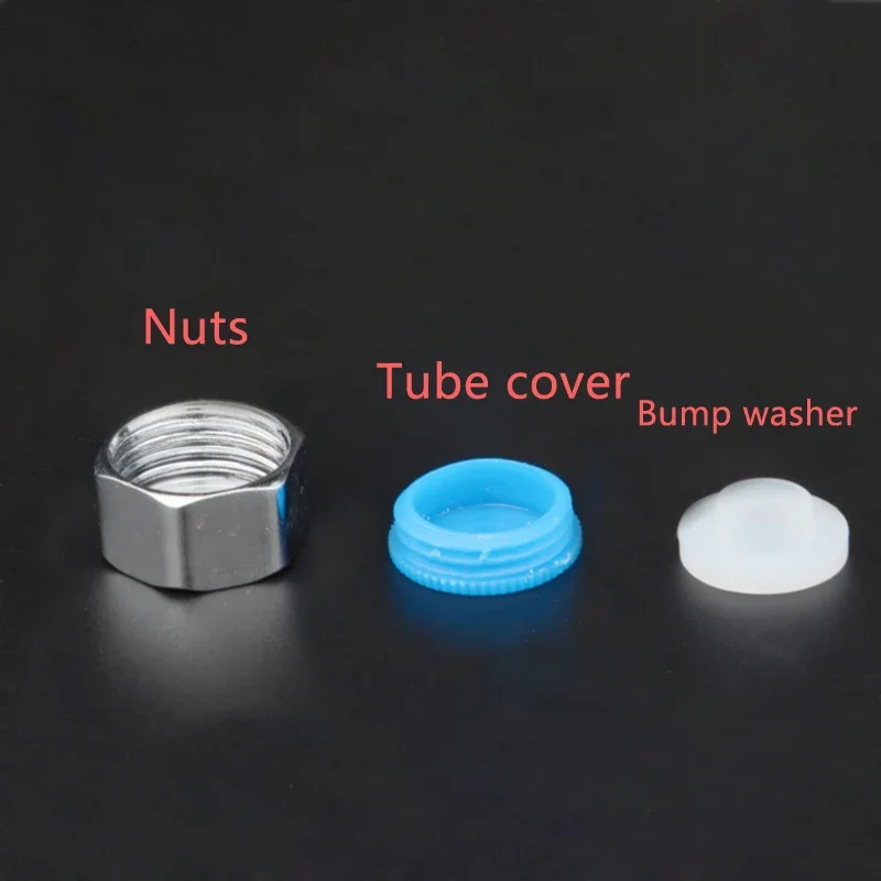 5pcs Stainless Steel Bellow Nuts Convert Jack Accessories For Natural Gas Screw Connections