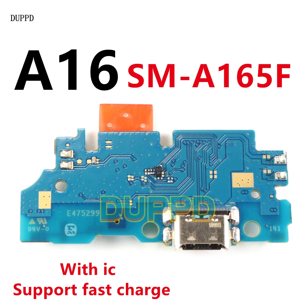 Ładowanie dla Samsung Galaxy A16 4G A165F A165M A165 – port ładowania USB, złącze, płyta ładowania, kabel mikrofonu. — zdjęcie produktu 5