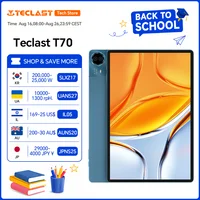 Teclast T70 Tablet PC 14 inch 2.2K Ultra MediaTek Helio G100 10000mAh 8GB+128/256GB Storage 18W 4G LTE GPS Android 15