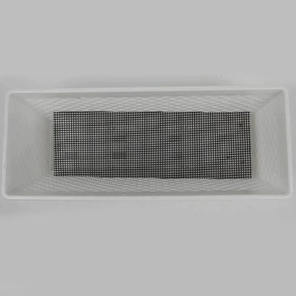 Bonsai Pot Mesh Black Plastic Bottom Grid Drainage Screen for Prevention of Root Rotting