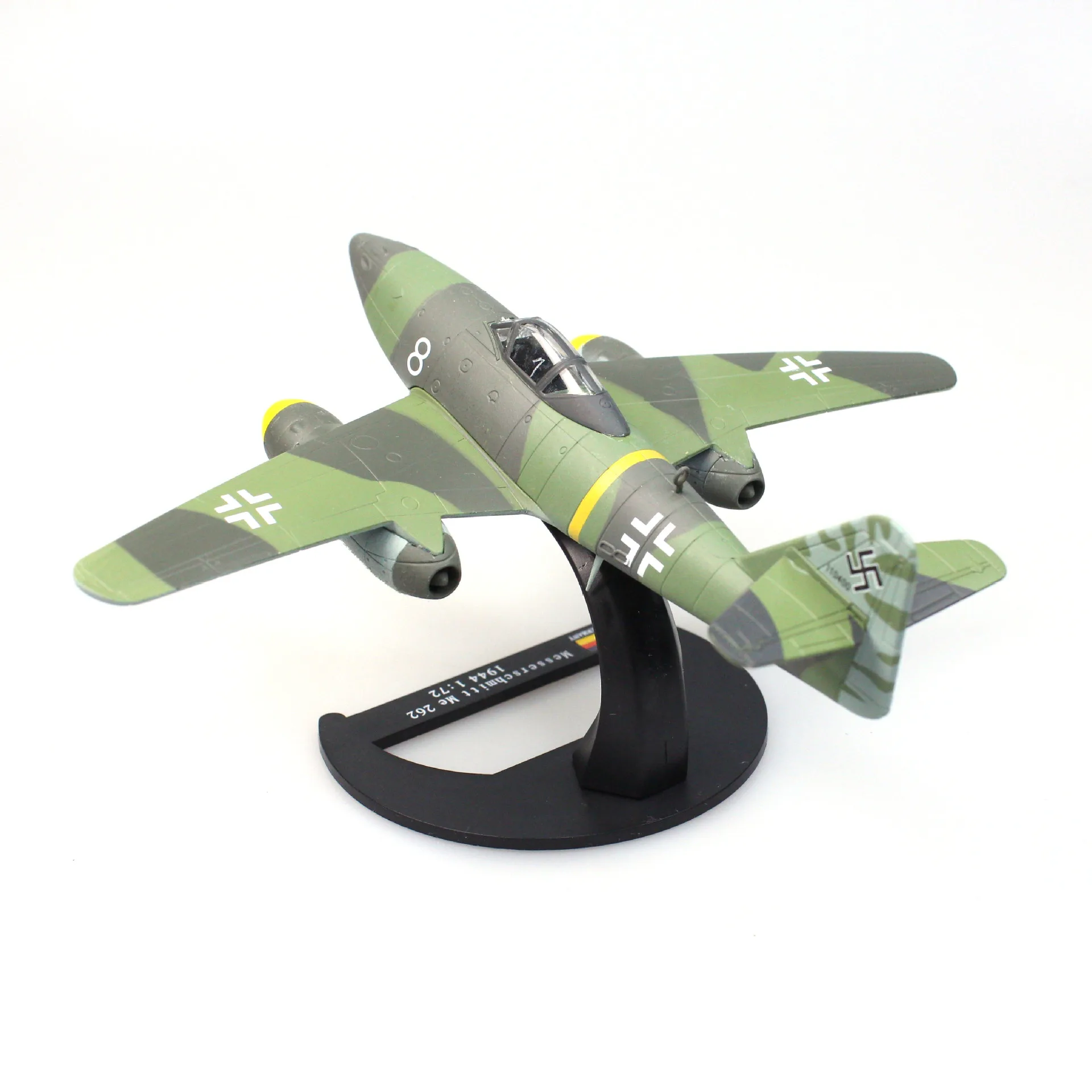

Масштабная модель немецкого реактивного истребителя Me262 Storm Bird из сплава, 1/72, для взрослых, с подставкой, для домашнего декора