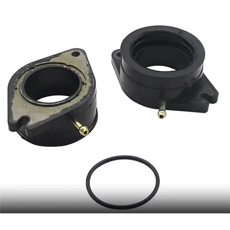 AEF2-2Pcs Motorcycle Carburetor Intake Manifold Adapter For YAMAHA XV700 XV750 XV920 Virago VIRAGO 1100 XV1100 XV 700 750 920