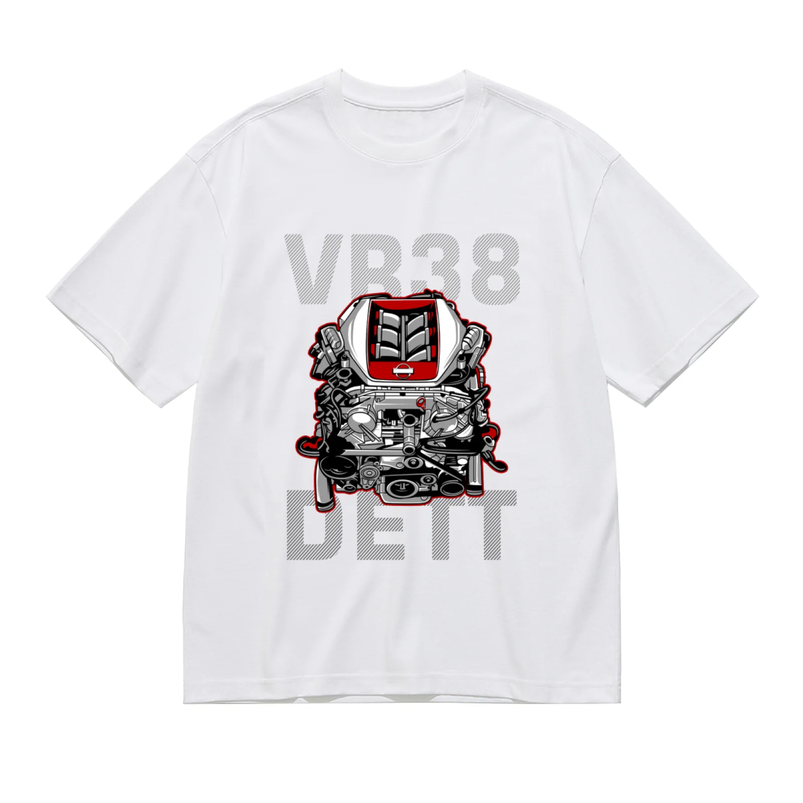 VR38DETT Twin Turbo Engine T-Shirt Mechanic Car Enthusiast Streetwear