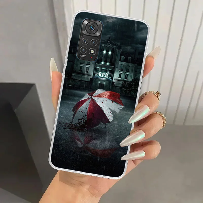 Shaped Umbrella Phone Case for Xiaomi Redmi Note 15 14 14S 13 12S 12 Pro 11S 11 Plus 11T 11E 10S Soft Funda Print Shell Redmi No view 5