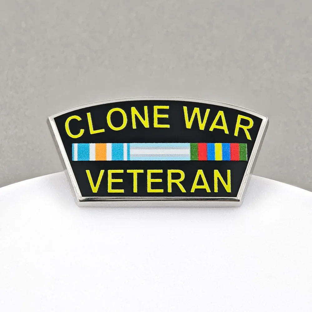 Clone-War Veteran Metall-Emaille-Pin Galaktische Republik Soldatenabzeichen Kampagnenband Brosche Anstecknadel Fangeschenk – Detail 8