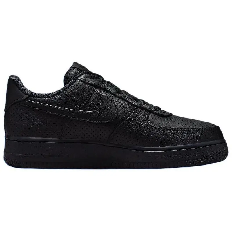 Nike Nike Air Force 1 Sapatos de skate unissex de cano baixo preto tênis HF8189-001