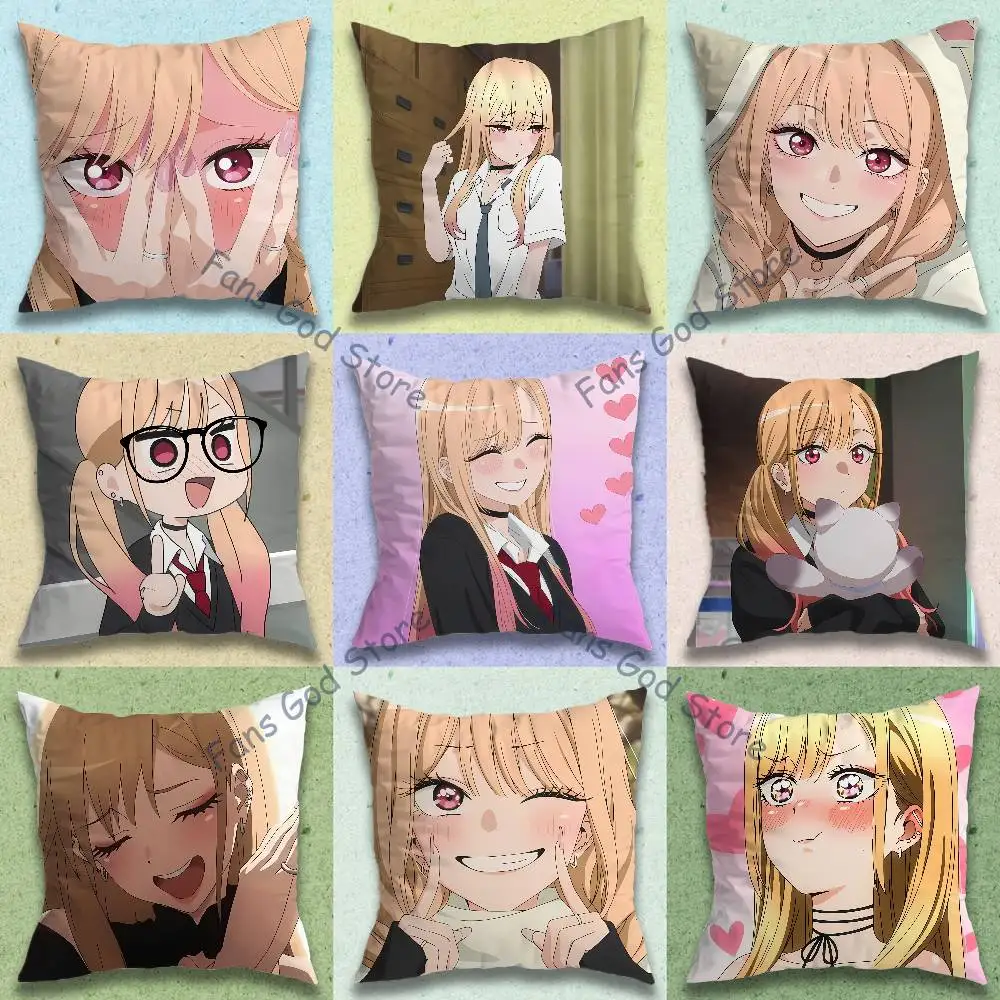 M-Marin Kitagawa Pillow Case Cushion Cover Home Decor Birthday Gift Pillowcover
