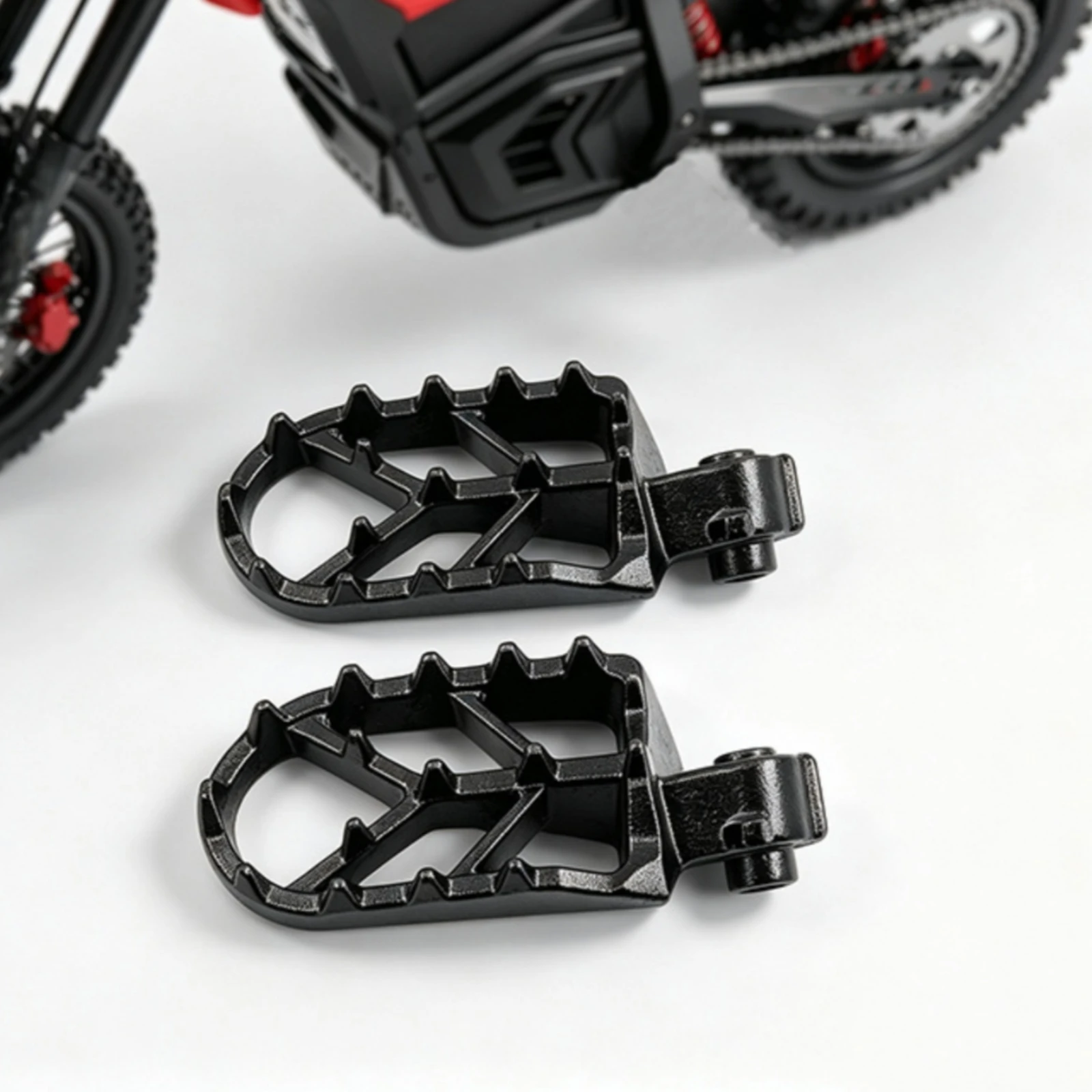 Motorcycle Part Rugged Cast-Iron Replacement Footpeg for Dirt Bike Riders, Trail Riding, Uneven Terrain
