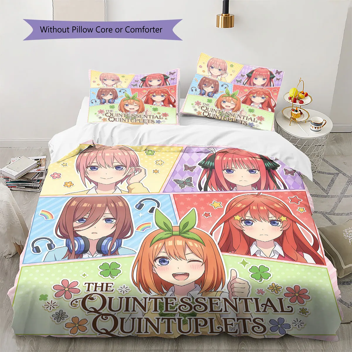 5-Toubun Comfor Duvet Cover Kid's Bedding Set,Extra Large Size Holiday Gift Various Sizes Available -HE152