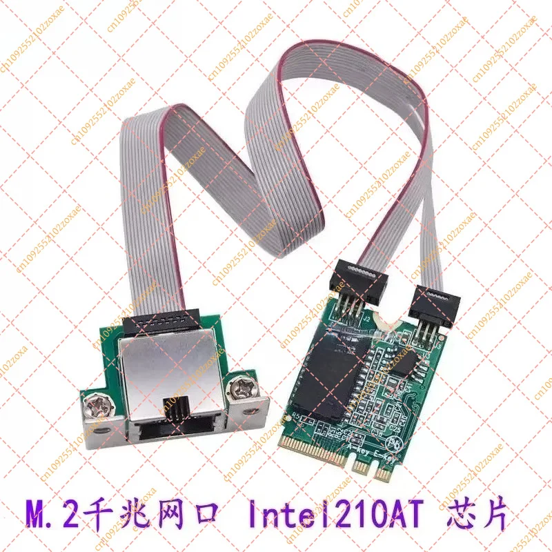 I210 Gigabit Ethernet NIC Mini PCIe Card A+E Key Industrial Network Adapter for Desktop ESXI Virtualization 1000Mbps