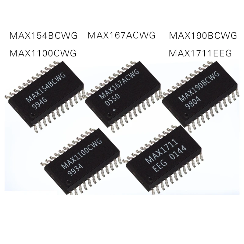 1PCS MAX1711EEG MAX190BCWG MAX1100CWG MAX167ACWG MAX154BCWG