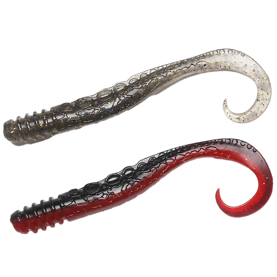 Seahorse Whisker Soft Bait Soft Octopus 61mm 90mm Squid Artificial Swimbaits Silicone Baits Simulated Tail Sea Fishing Tackle