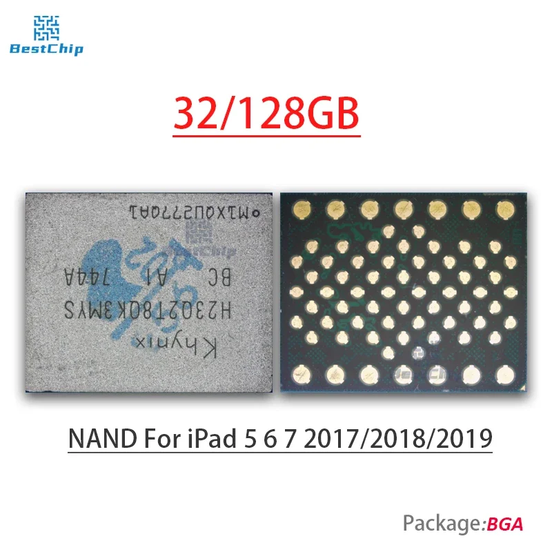 32GB/128GB HDD NAND Memory Flash For iPad 5 6 7 2017/2018/2019 A2197 A2200 A2198 A1893 A1822/1823