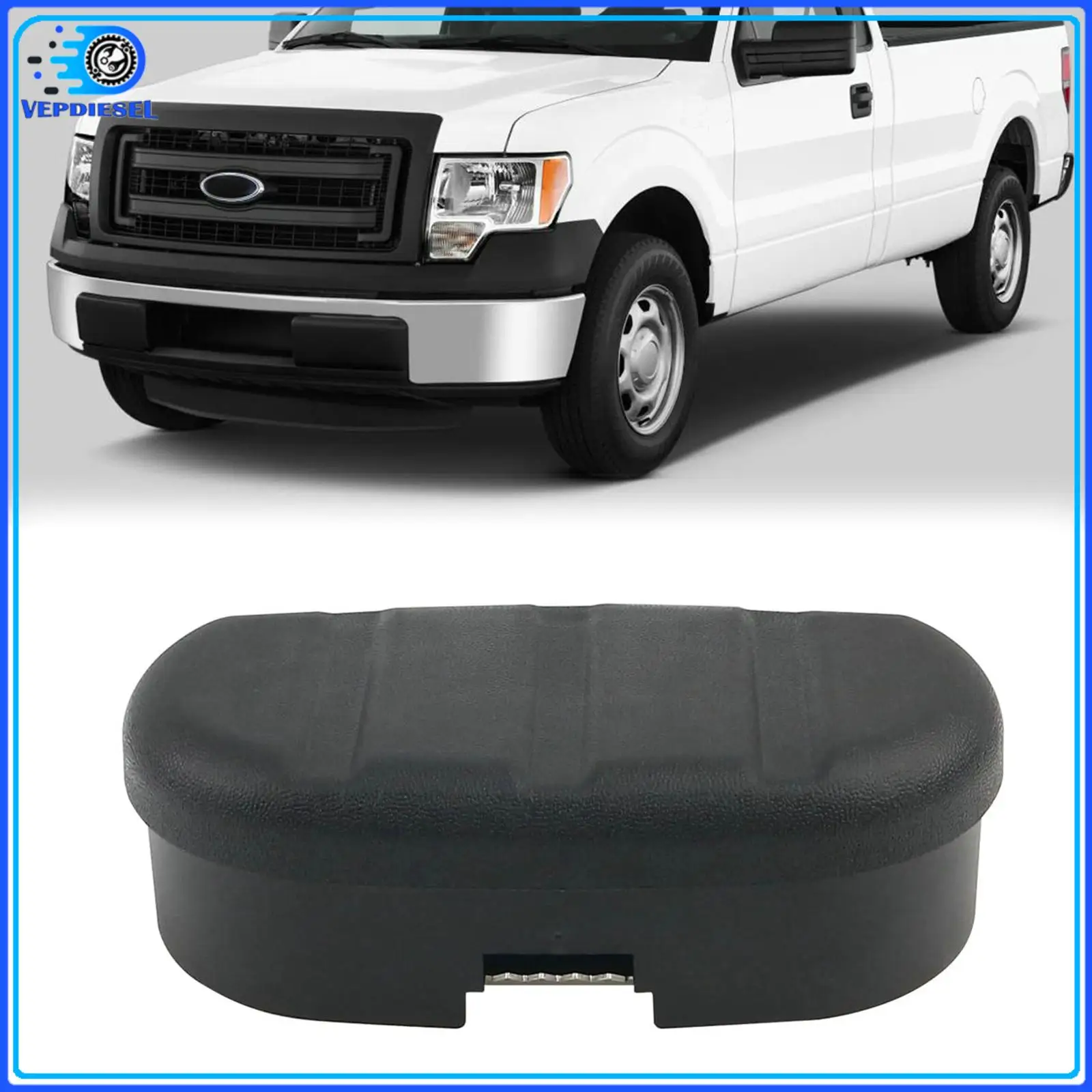 

1pc Treadplate Side Cover For Ford Super Duty 2010-2016 Running Board Step End Cap BC3Z16A454A BC3Z-16A454-A