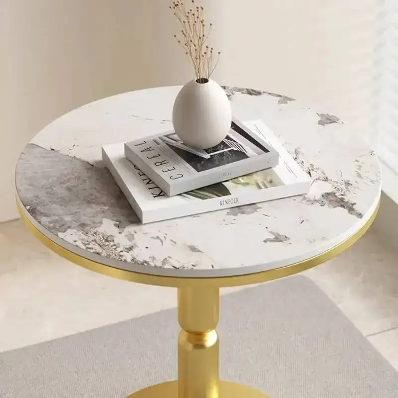 Picture 6: Marble Centerpiece Coffee Table Black Designer Round Modern Coffee Table Side Modern Mini Nordic Mesa De Centro Sala Furniture
