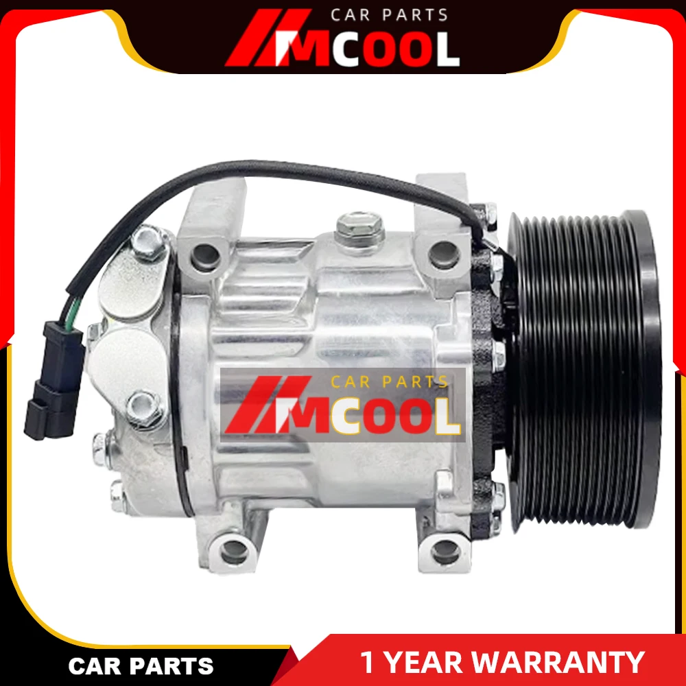 

Auto AC Compressor For Caterpillar 320E 320D 329E 323FL 324EL 7H15-6095 3729295 0190504232 CAT372-9295 12PK
