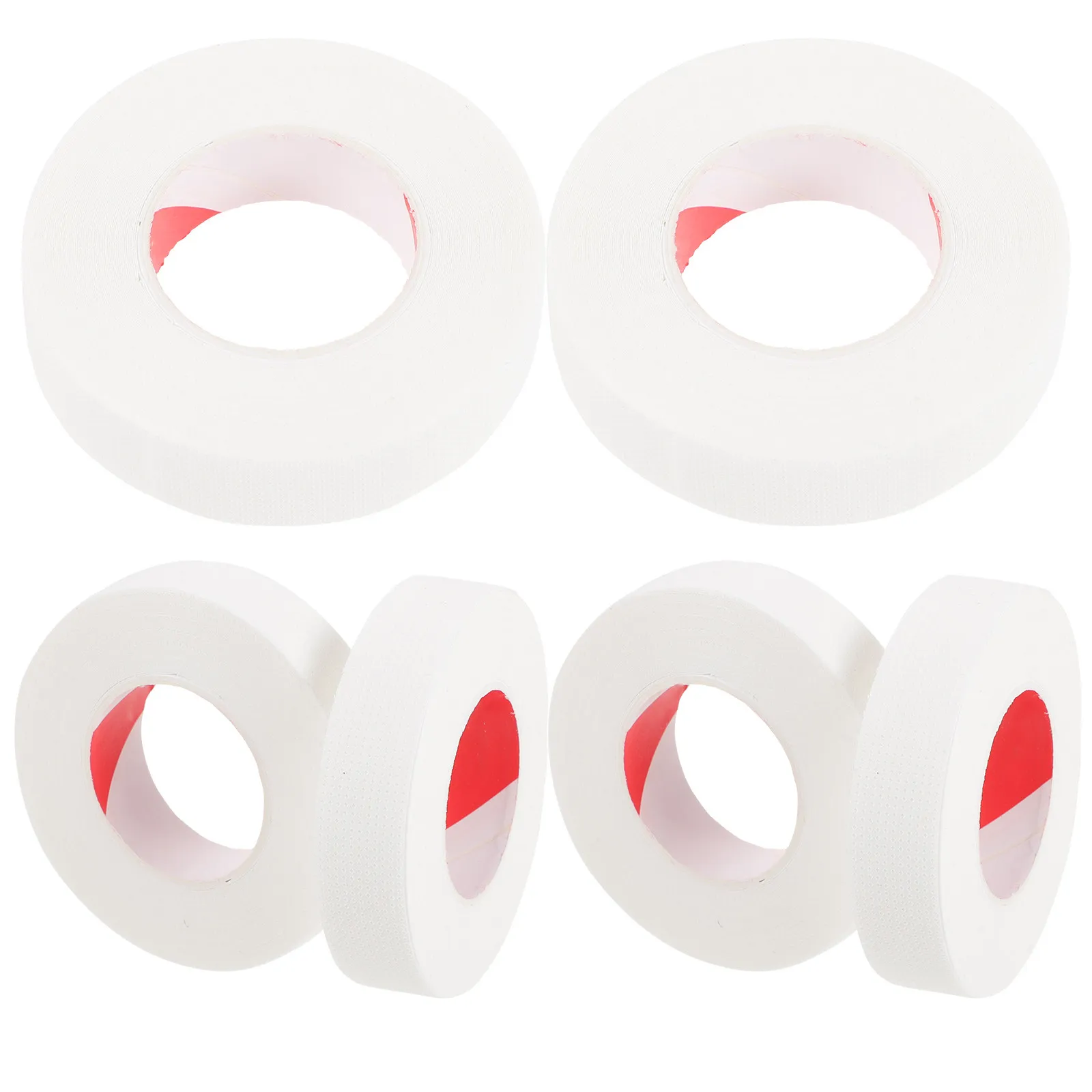 6 Rolls Eyelash Tape Core Adhesive Non-Woven Fabric Breathable Lash Tape Eyelash Extension Isolation Patches Lash Supplies