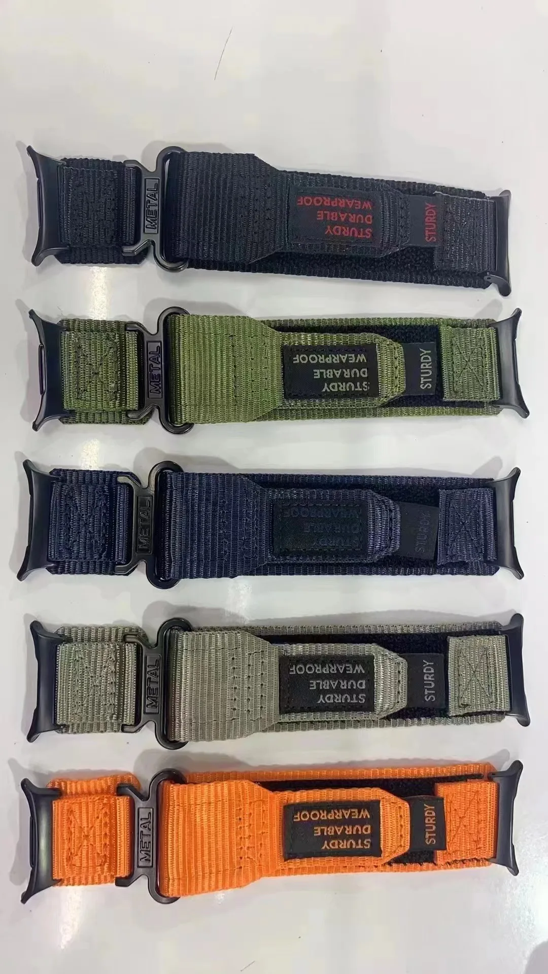 Correa de reloj de nailon para deportes al aire libre, correa para Samsung Galaxy watch 7 Ultra 47mm