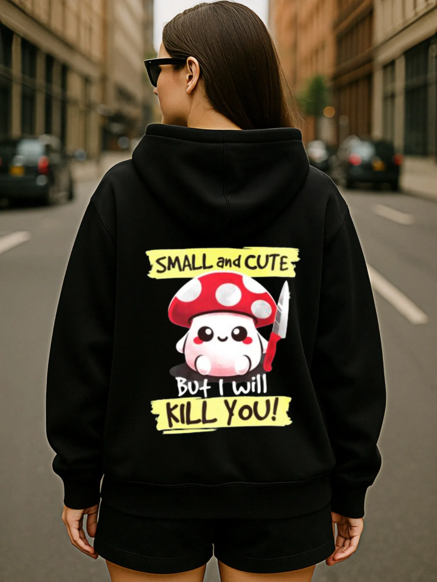 هوديي جرافيك للنساء، طباعة كرتونية، جمالية كاجوال، قماش ناعم، ملابس يومية غير رسمية، للشباب #2