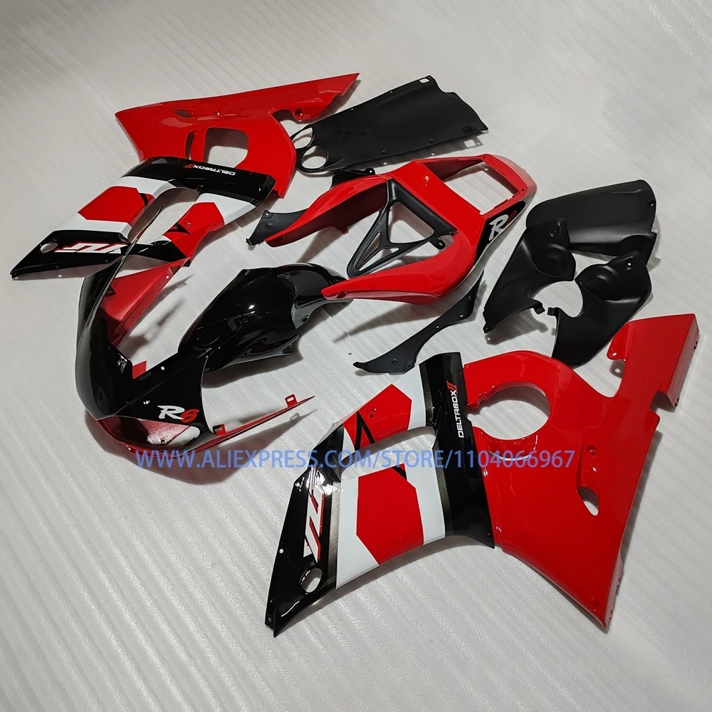 Motorcycle Fairing Kit for YAMAHA YZF R6 1998 1999 2000 2001 2002 Refitting Customized Body Parts Fairings YZFR6 98 99 00 01 02