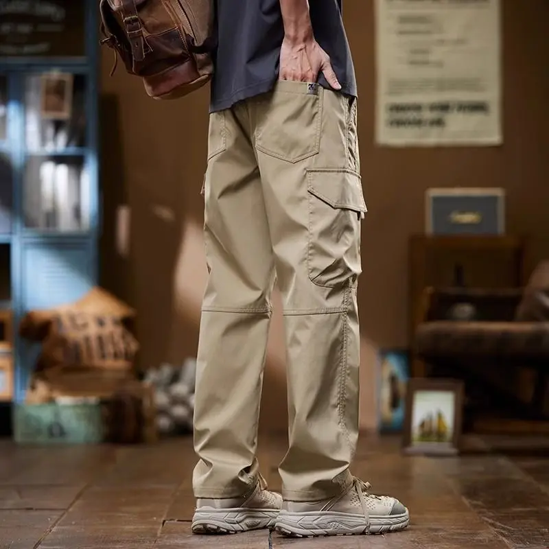 

Hiking Men's Cargo Pants Work Wear Fishing Mountain Male Trousers Casual Luxury Loose Cheap New In Nylon Fashion Long Harajuku