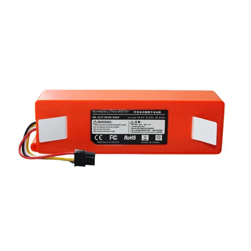 14.4V 5200mAh Li-Ion Robot Aspirapolvere Batteria di Ricambio Strumento, per Xiaomi Robot Spazzatrice S50 S51 S55 Accessori Pezzi di Ricambio