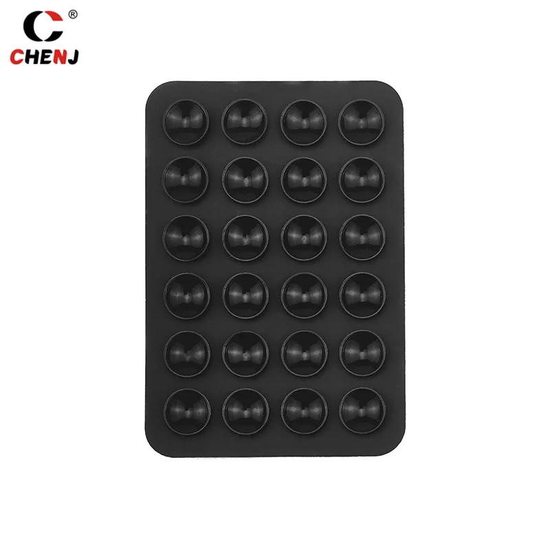 1pcs Backed Silicone Suction Pad For Phone Fixture Suction Cup Backed Adhesive Silicone Rubber Sucker Pad For Fixed Pad