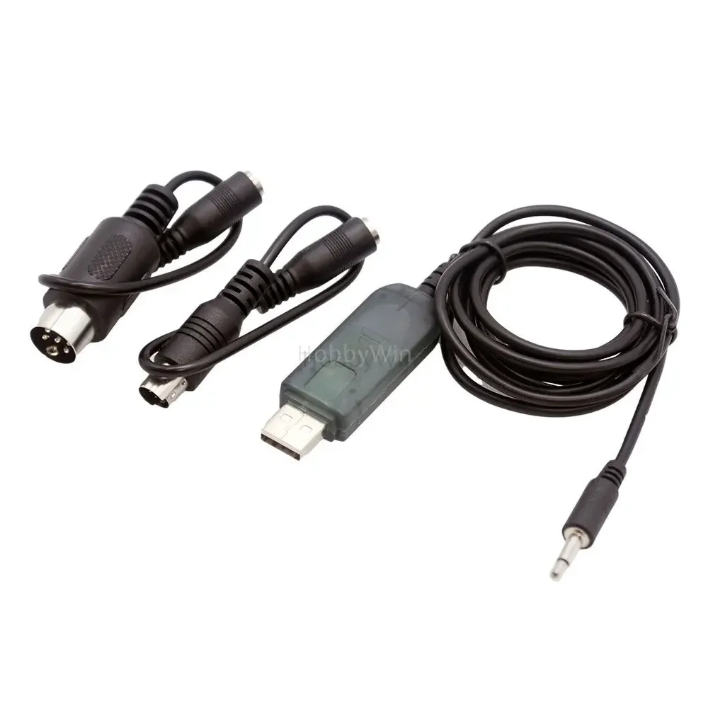 FlySky-جهاز محاكاة كابل USB SM100 ، نموذج RC ، طائرة ، هليكوبتر ، سباق ، تدريب على السيارات